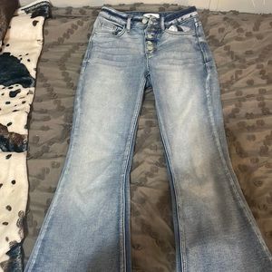 Kancun High Rise Flare Jeans